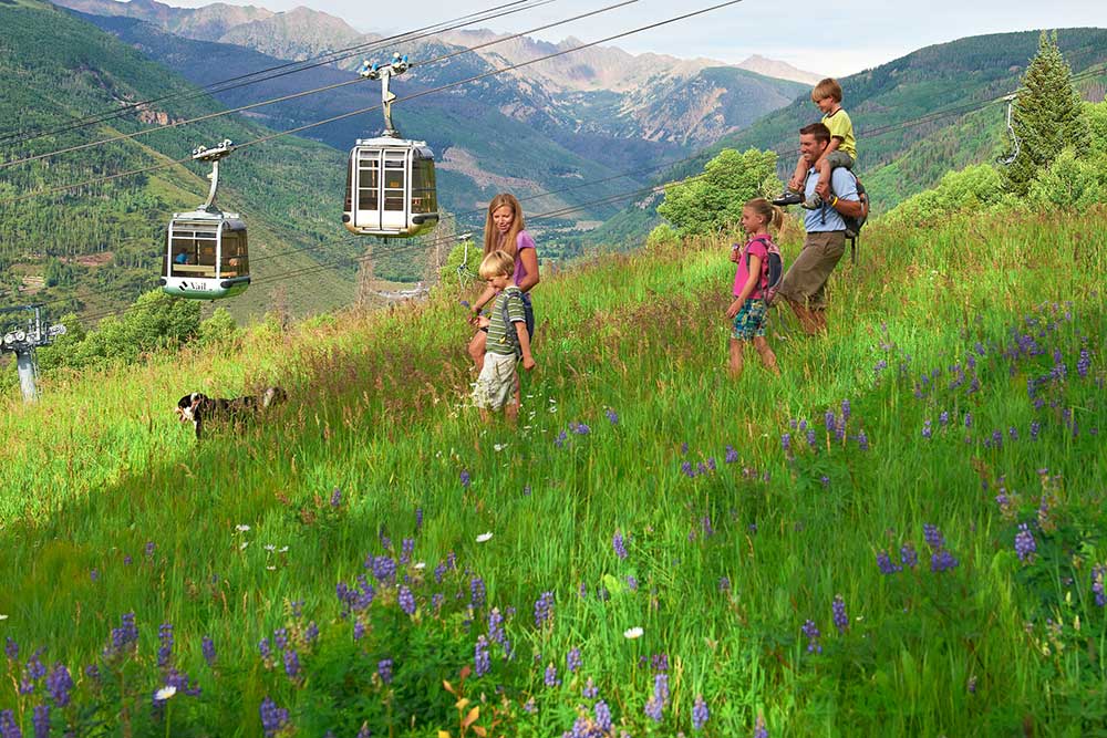 Lionshead Hikers in Vail, Colorado