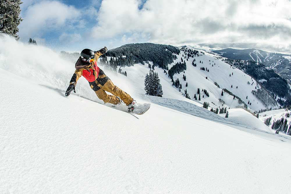 Vail Snowboarder in Vail, Colorado